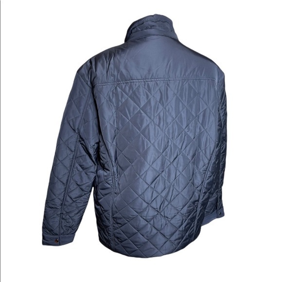 NWT‎ The Plus Project 2X navy lightweight filled quilted plus-size winter coat - Picture 3 of 11